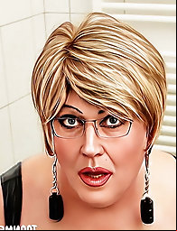 Filthy tranny slut is playing alone
