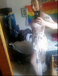 Cock addicted tranny chicks are posing nude
