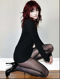 Lascivious mistress is posing naked